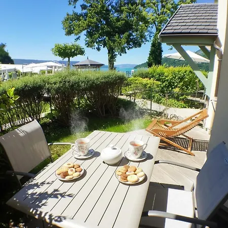 Reflets Du Annecy, Baie Des Voiles - Vue - Terrasse - & Parking Prives Appartement Duingt